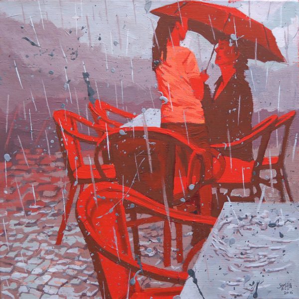 peinture pluie
